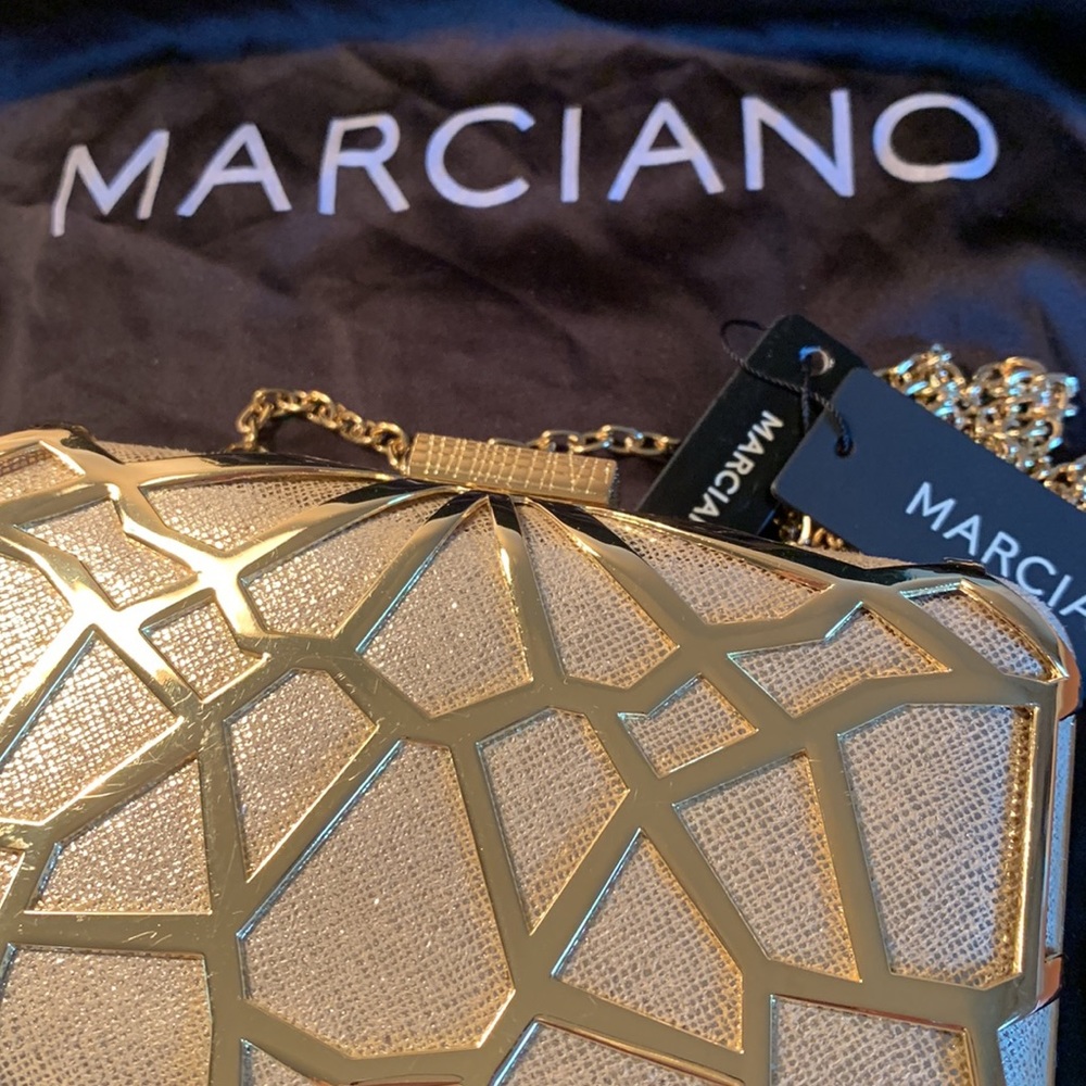 NWT Marciano cutout minaudiere clutch - Picture 9 of 11